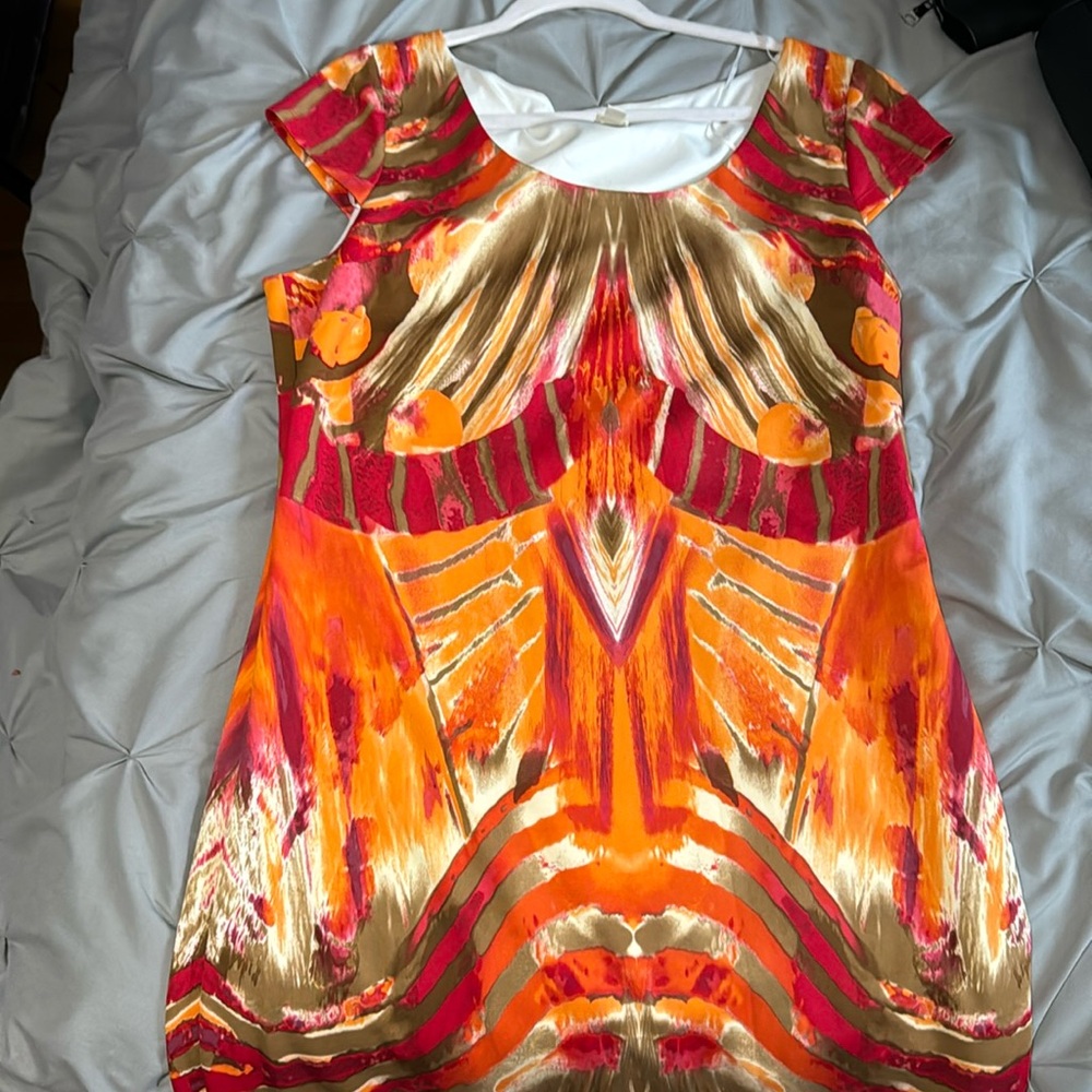 Beautiful Orange Tones Dress